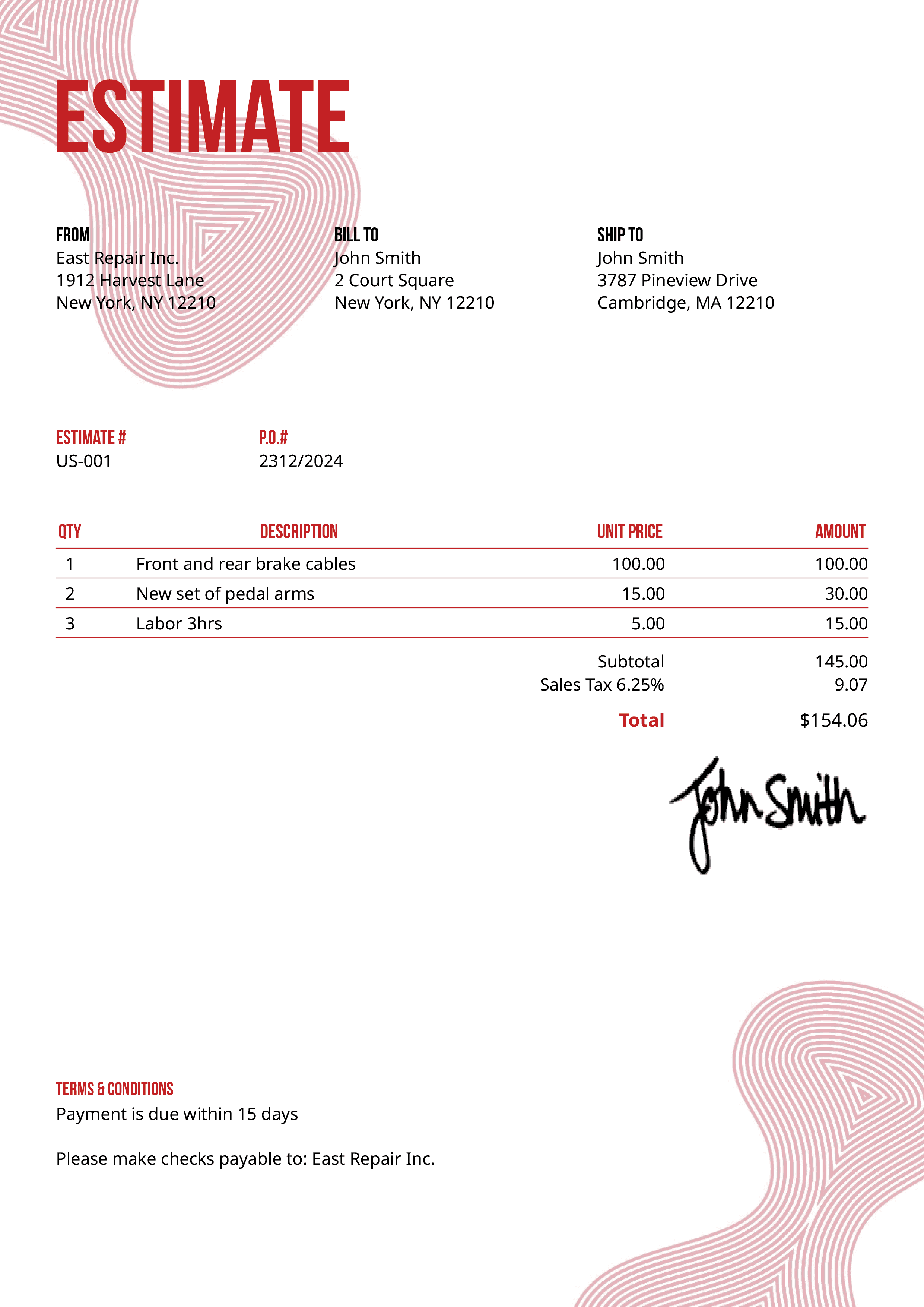 Estimate Template Us Blobs Red 