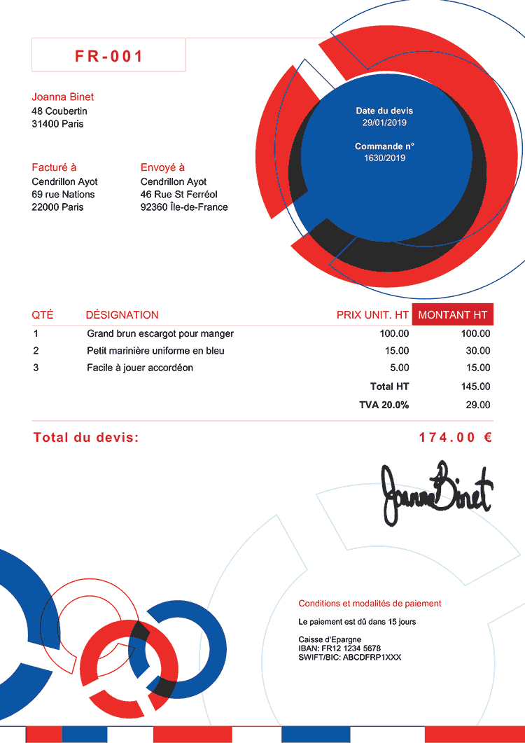 Exemple De Devis Fr Connect Bbr