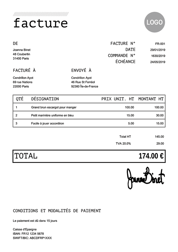 100 Mod les Gratuits De Factures T l chargement PDF Gratuit 100 Mod les Gratuits De Factures T l chargement PDF Gratuit